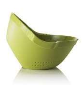 Drain & Serve Colander by CKS Zeal in Lime Green, Red